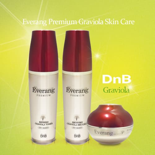 Everang Premium Graviola Skin Care Toner_Emulsion_Cream 3set